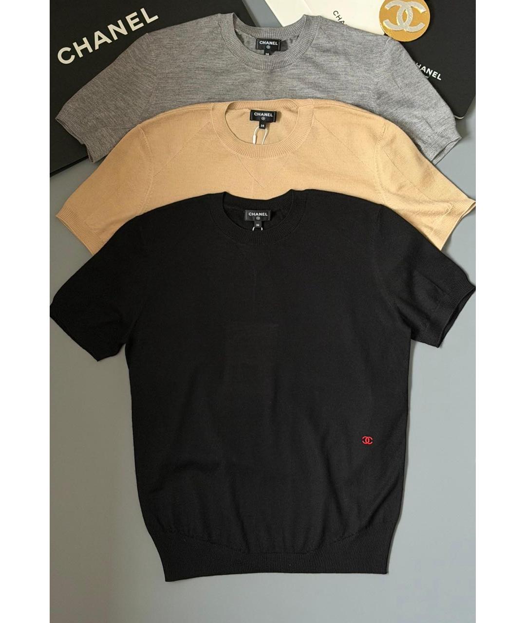 CHANEL Черный джемпер / свитер, фото 2