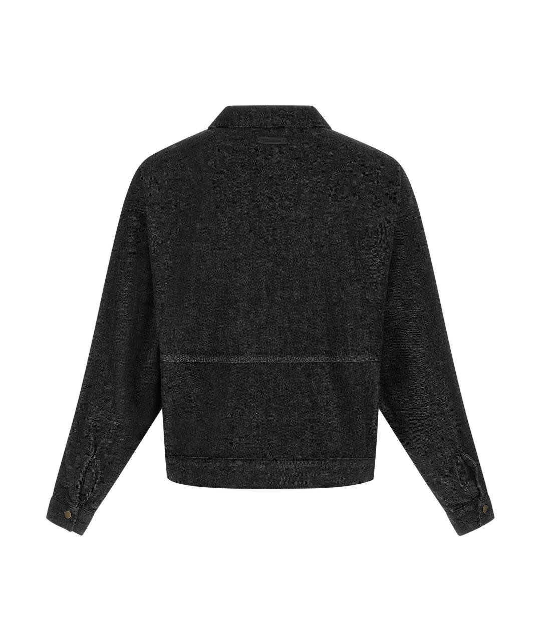 FEAR OF GOD ESSENTIALS Черная хлопковая куртка, фото 2