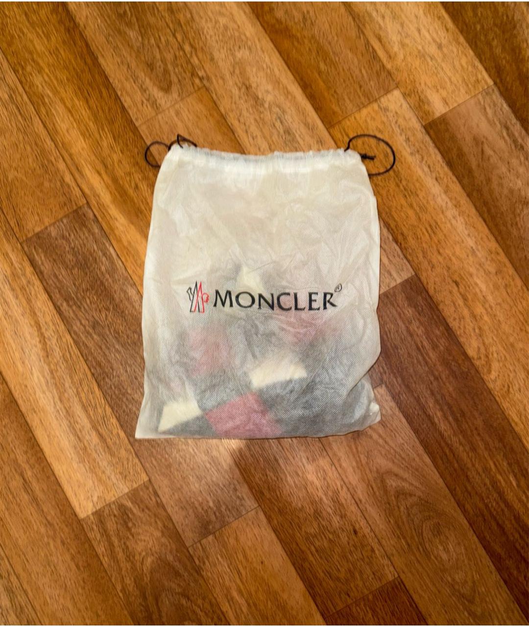 MONCLER Красная хлопковая шапка, фото 5