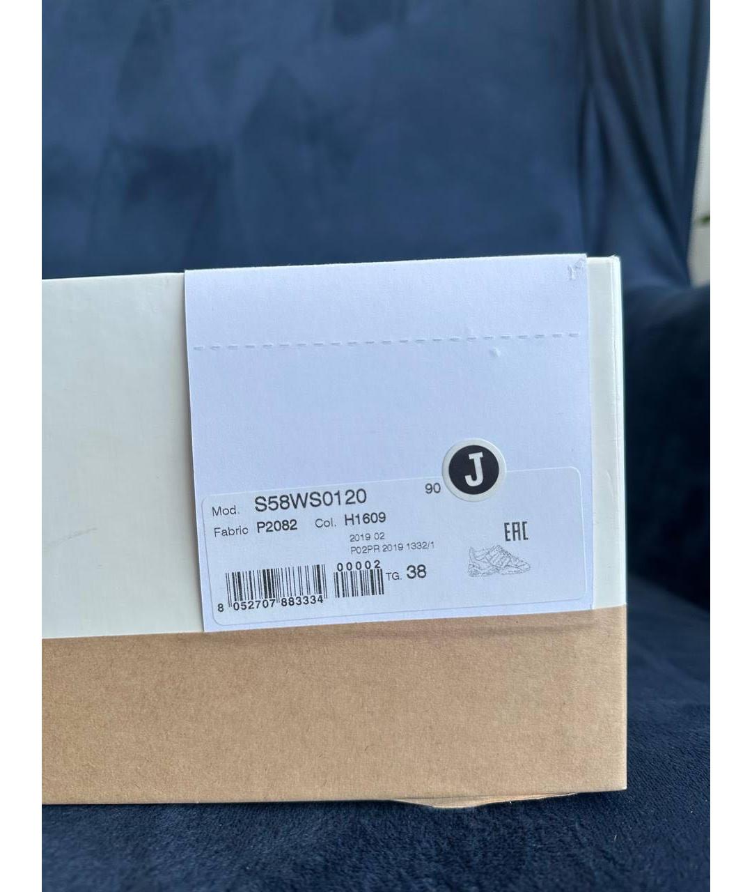 MAISON MARGIELA Белые кожаные кроссовки, фото 8