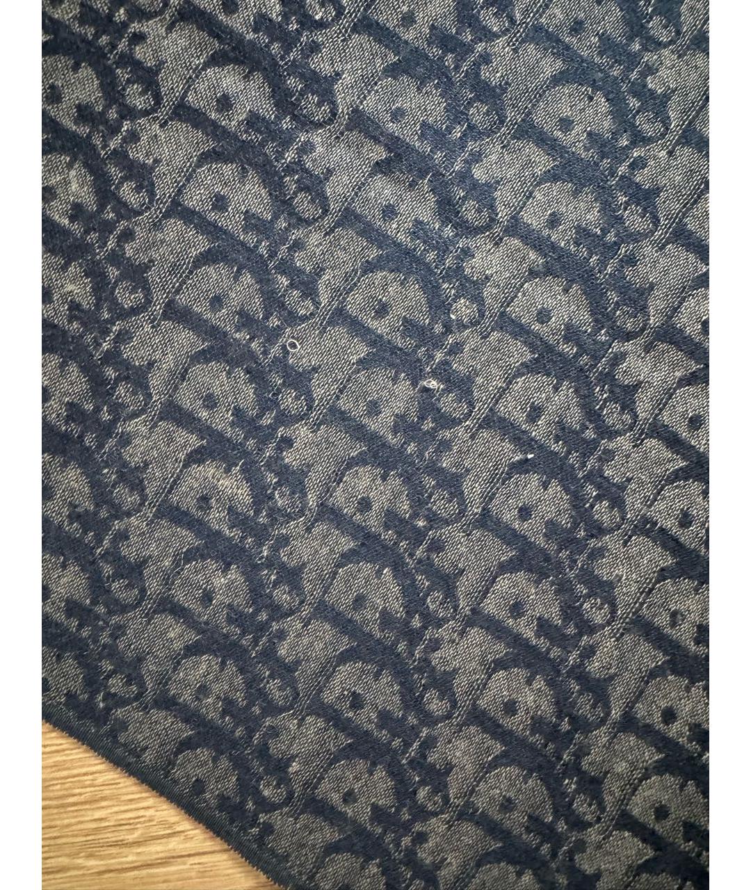 CHRISTIAN DIOR Темно-синий платок, фото 8