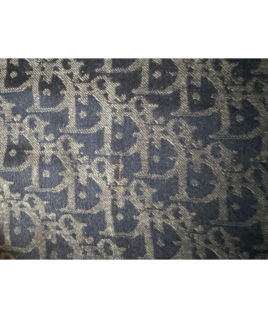 CHRISTIAN DIOR Темно-синий платок, фото 6