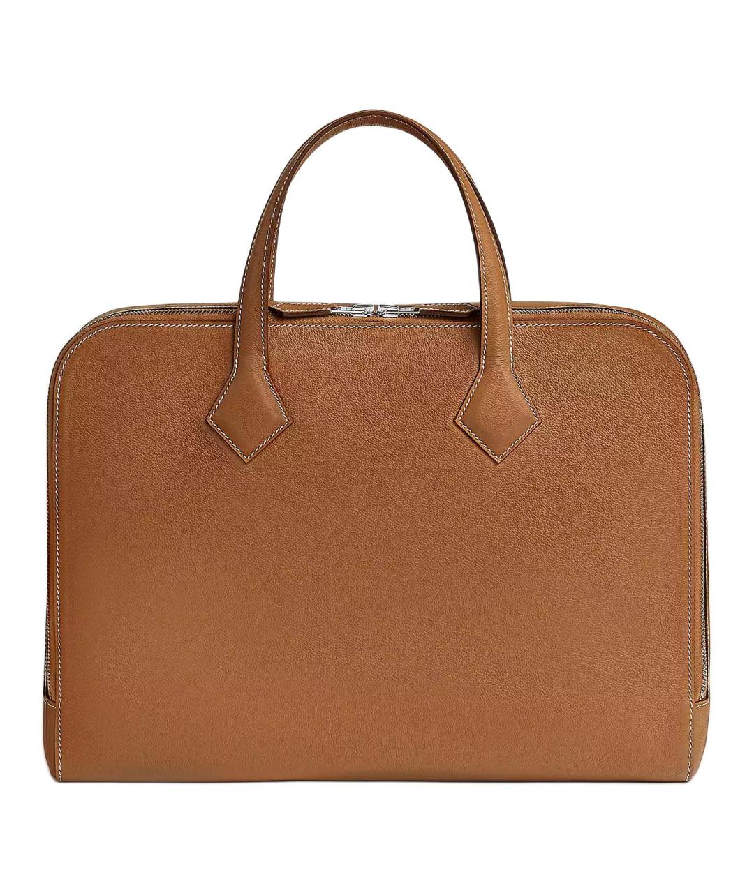 HERMES Коричневая кожаная папка для документов, фото 1