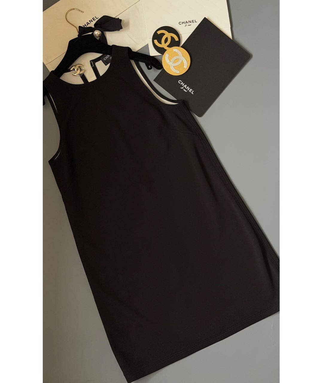CHANEL Черное повседневное платье, фото 5