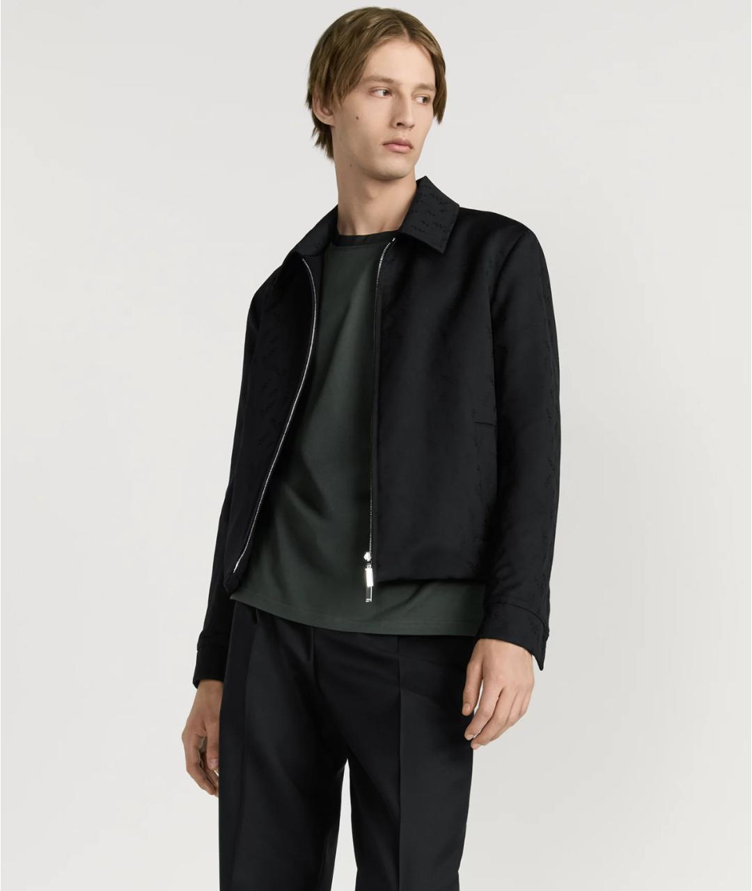 CHRISTIAN DIOR Черная шерстяная куртка, фото 2