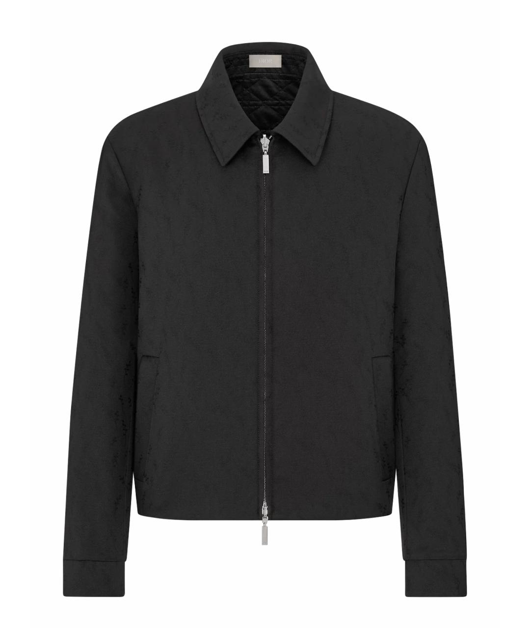 CHRISTIAN DIOR Черная шерстяная куртка, фото 1