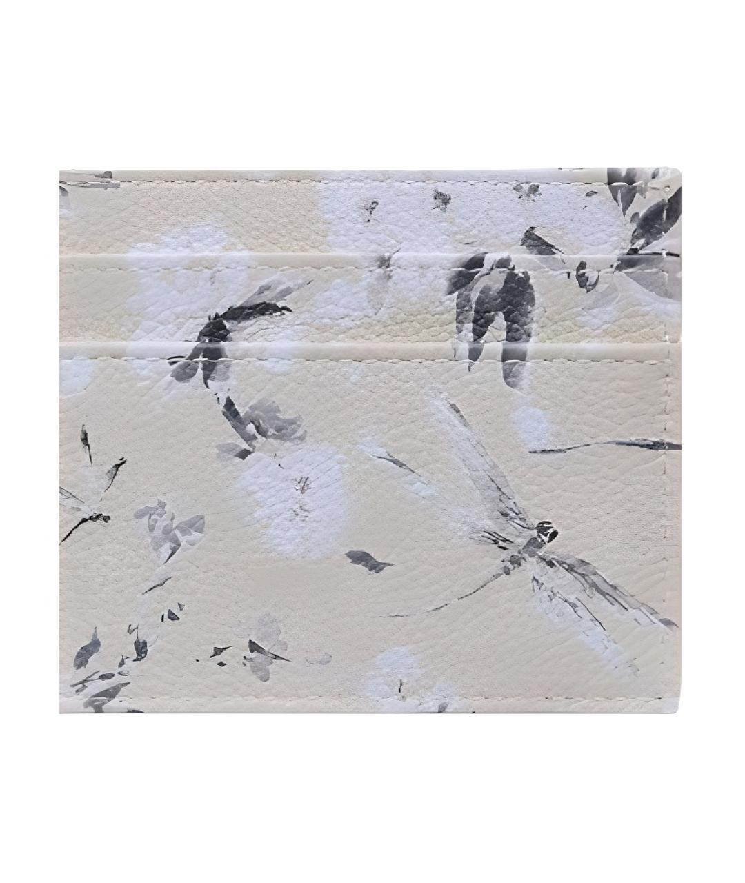 CHRISTIAN DIOR Серый кожаный кардхолдер, фото 4