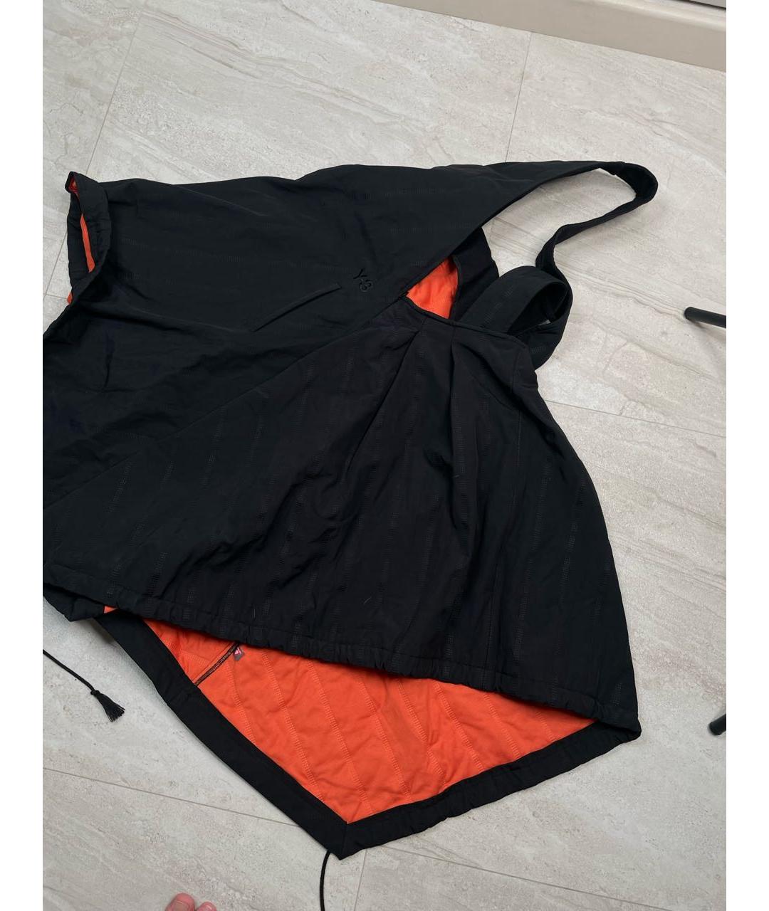 Y-3 Черный хлопковый сарафан, фото 3