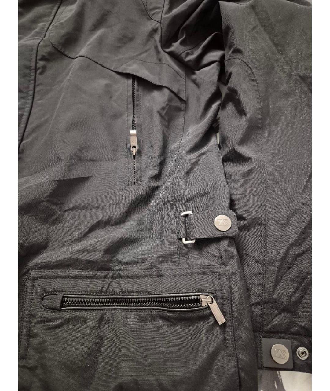 ZEGNA SPORT Черная полиамидовая куртка, фото 6