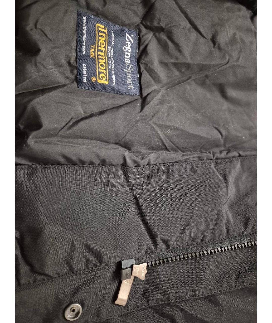 ZEGNA SPORT Черная полиамидовая куртка, фото 8