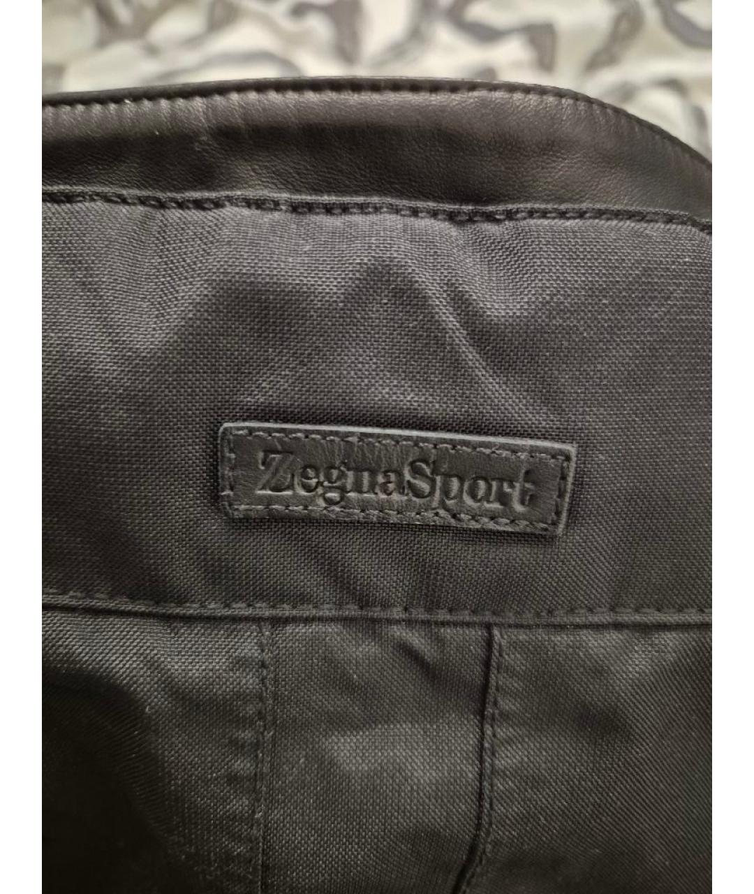 ZEGNA SPORT Черная полиамидовая куртка, фото 9