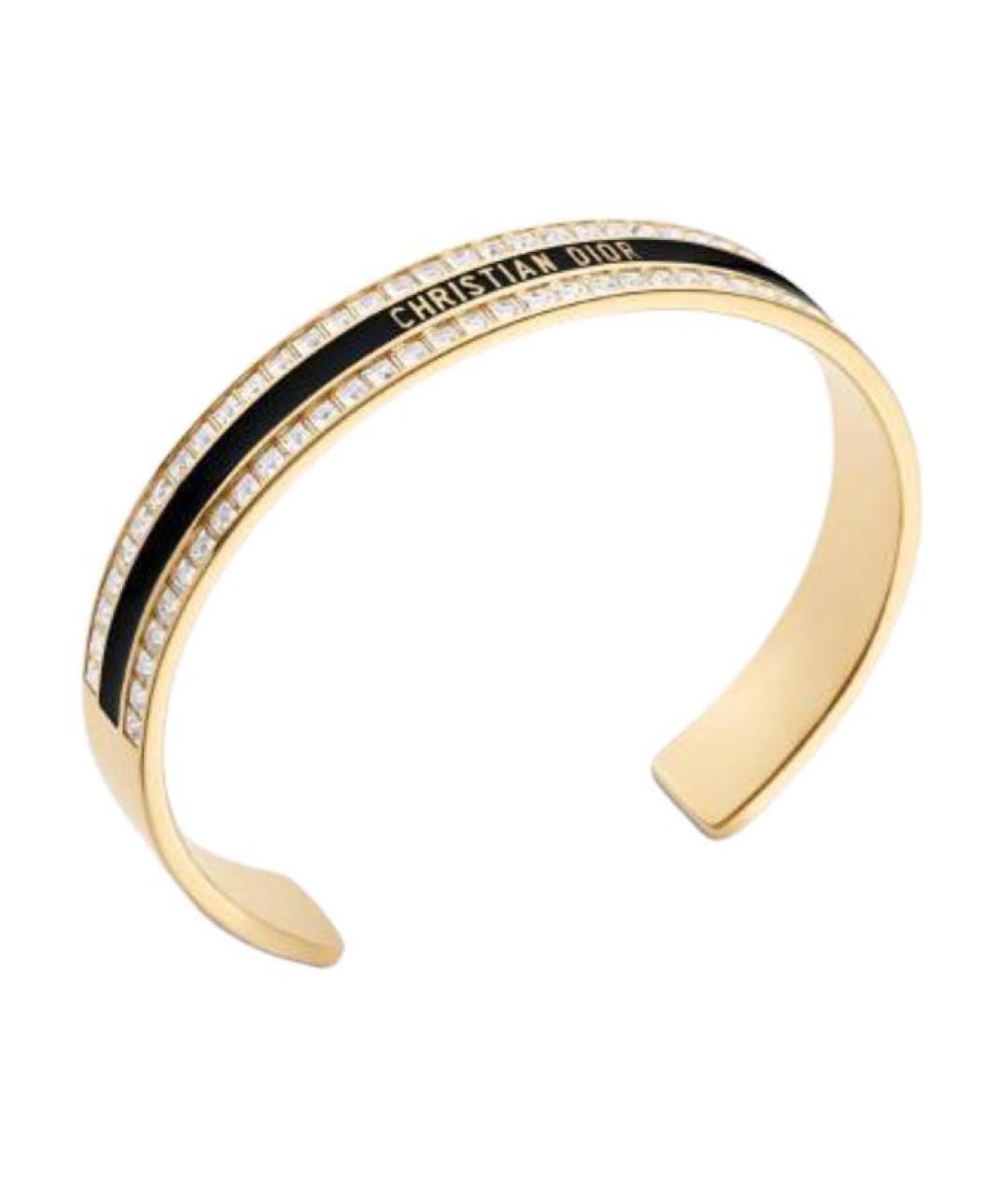 CHRISTIAN DIOR Золотой металлический браслет, фото 2