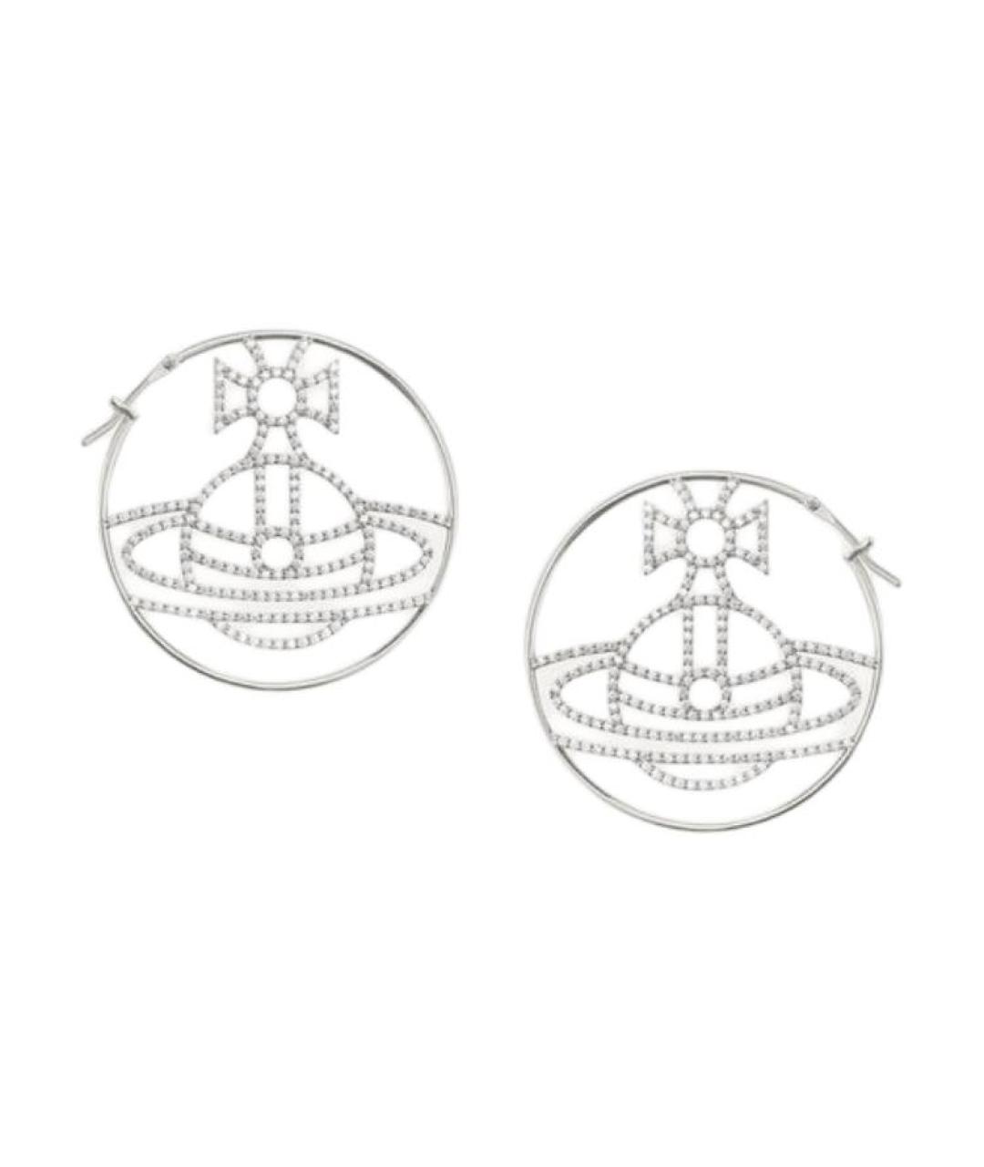 VIVIENNE WESTWOOD Серебряные латунные серьги, фото 2