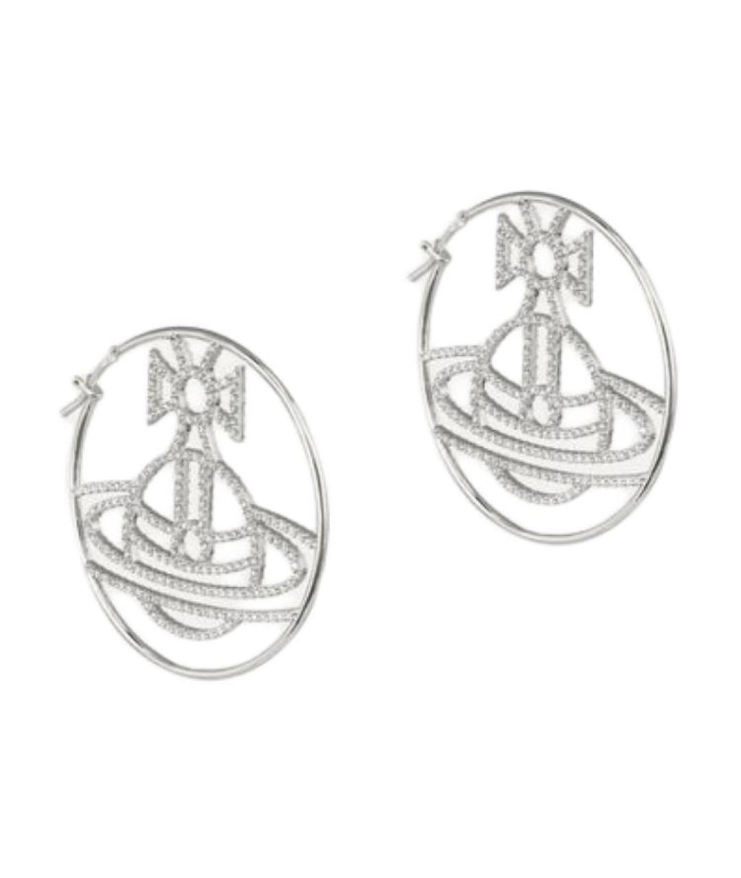 VIVIENNE WESTWOOD Серебряные латунные серьги, фото 3