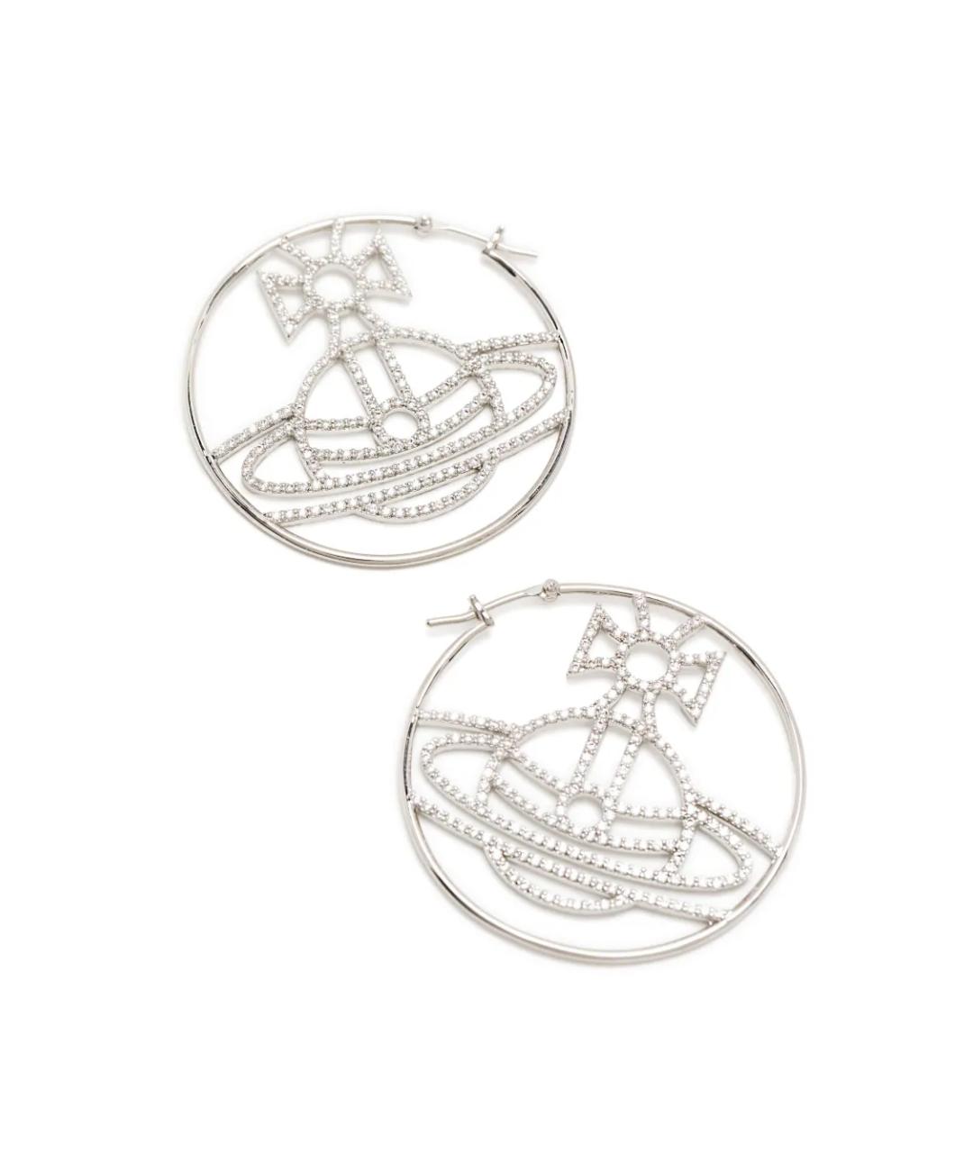 VIVIENNE WESTWOOD Серебряные латунные серьги, фото 1