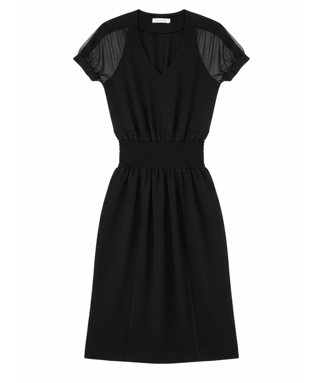 SAINT LAURENT Черное шелковое вечернее платье, фото 1