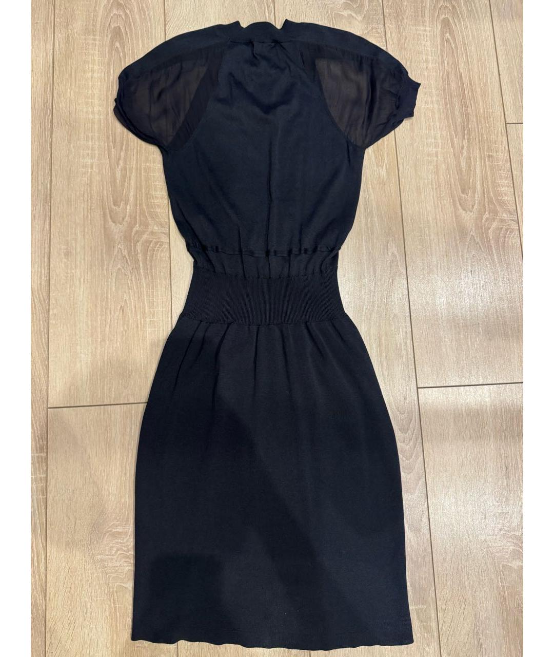 SAINT LAURENT Черное шелковое вечернее платье, фото 2