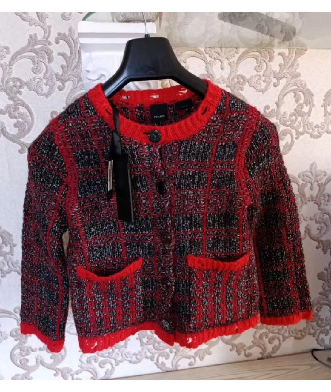 PINKO Красный полиэстеровый костюм с юбками, фото 6