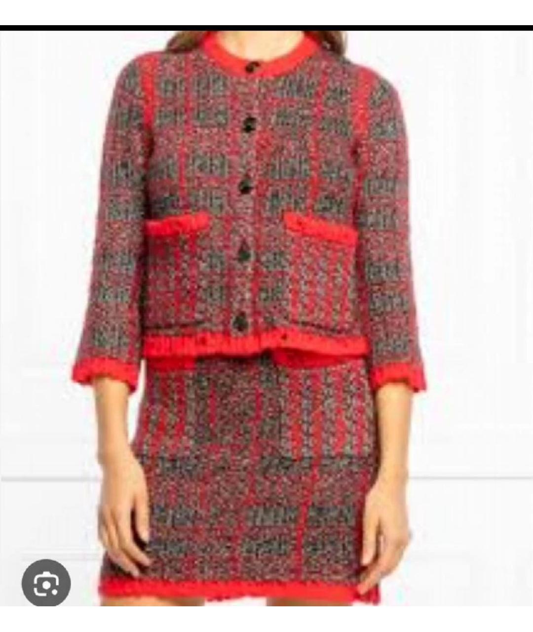 PINKO Красный полиэстеровый костюм с юбками, фото 5