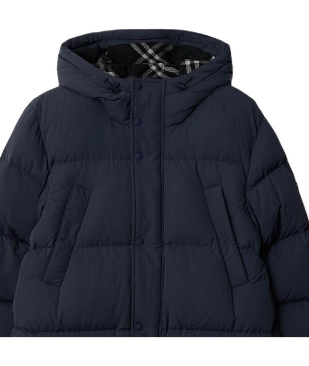 BURBERRY Темно-синий пуховик, фото 5