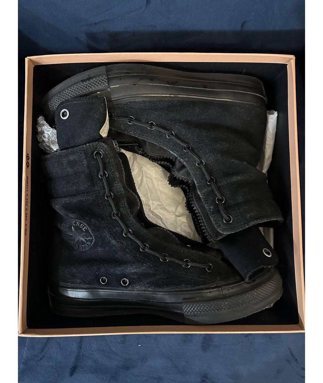 CONVERSE Черные замшевые кеды, фото 6