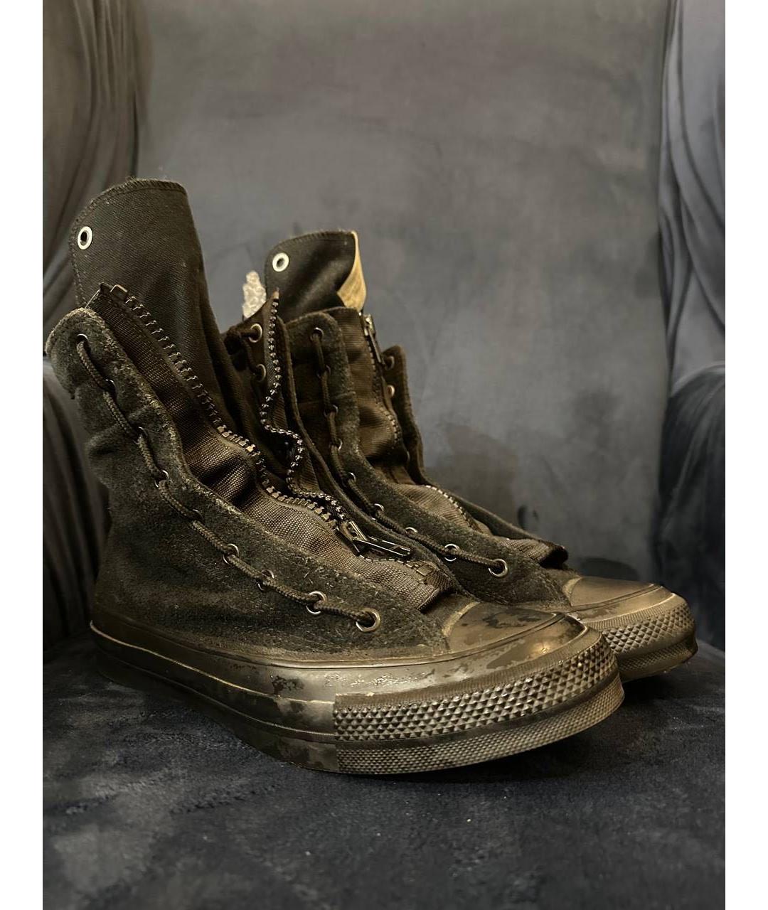 CONVERSE Черные замшевые кеды, фото 4