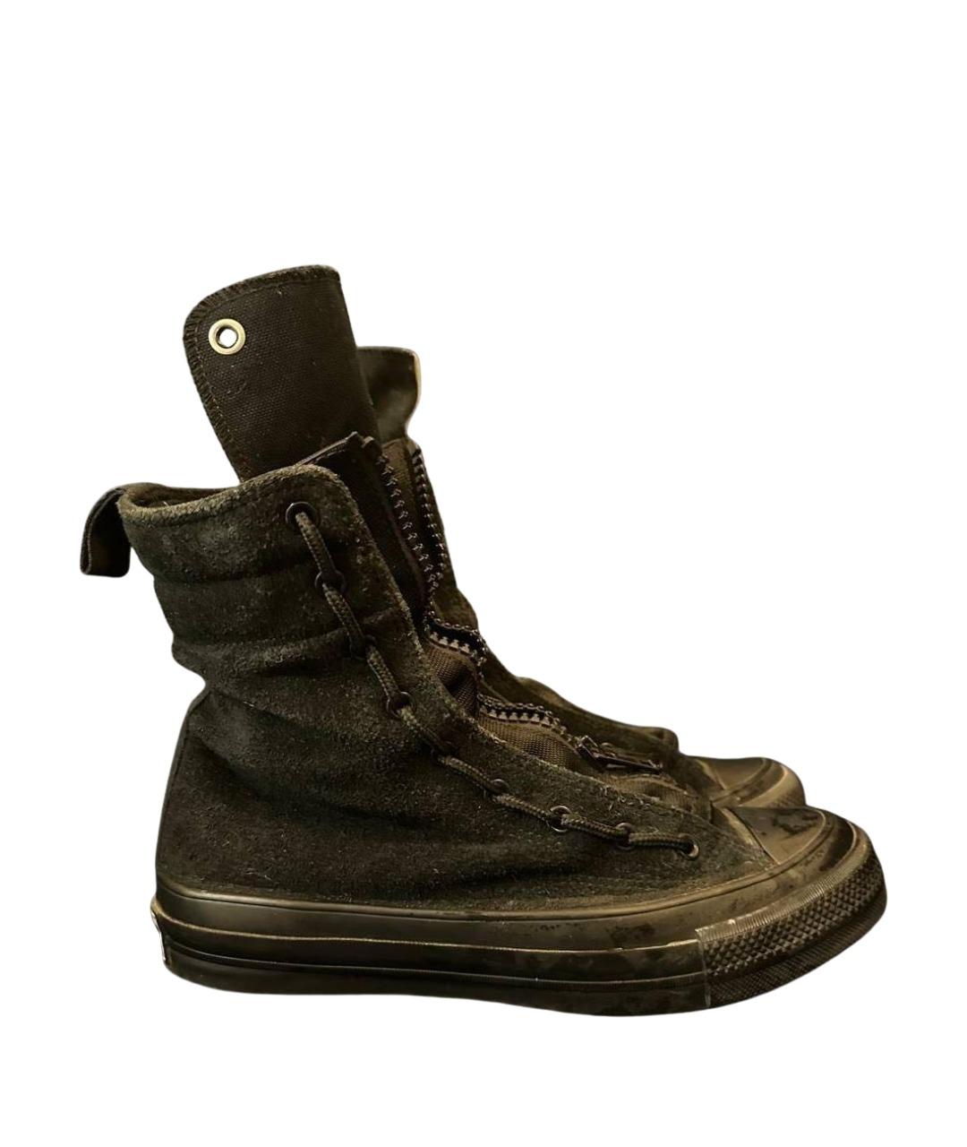 CONVERSE Черные замшевые кеды, фото 1