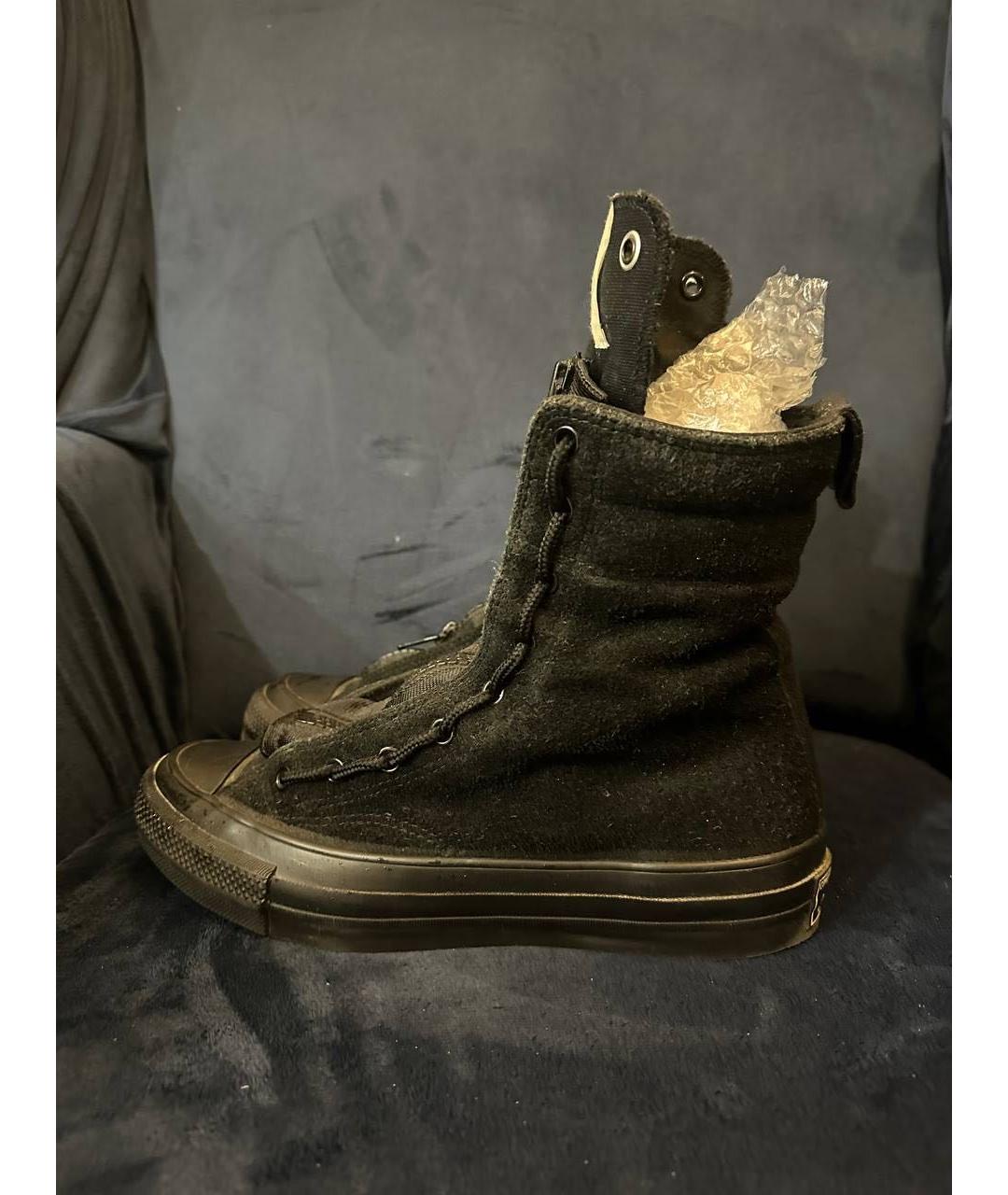 CONVERSE Черные замшевые кеды, фото 3