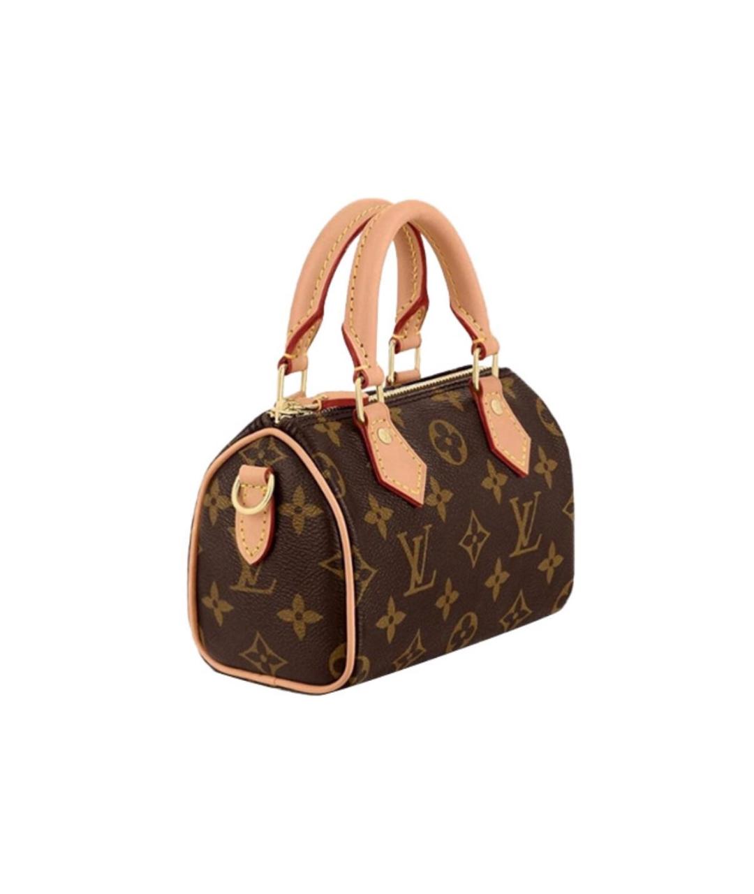 LOUIS VUITTON Коричневая сумка с короткими ручками, фото 2