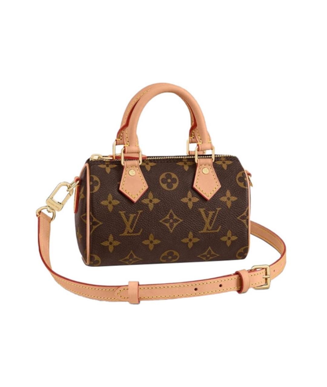 LOUIS VUITTON Коричневая сумка с короткими ручками, фото 3