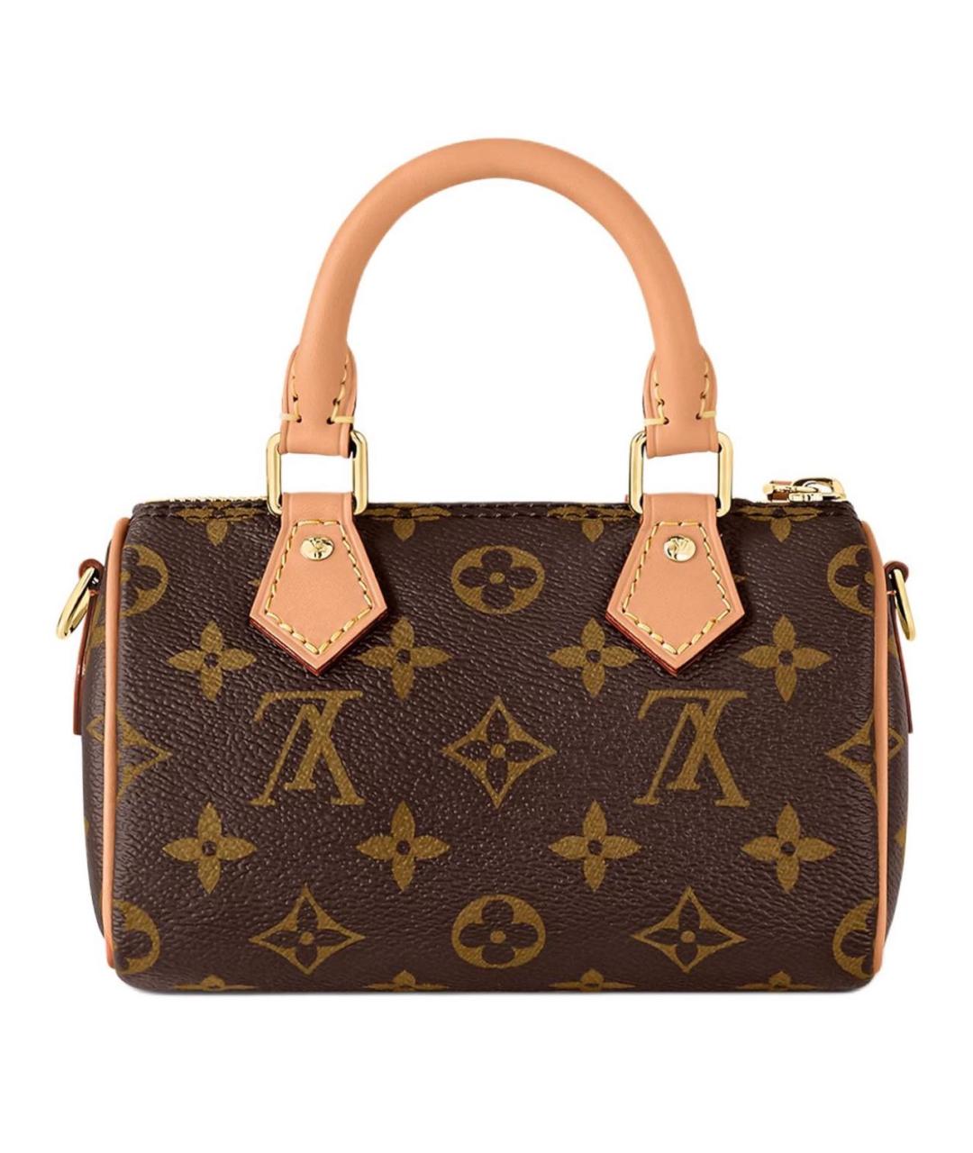 LOUIS VUITTON Коричневая сумка с короткими ручками, фото 7