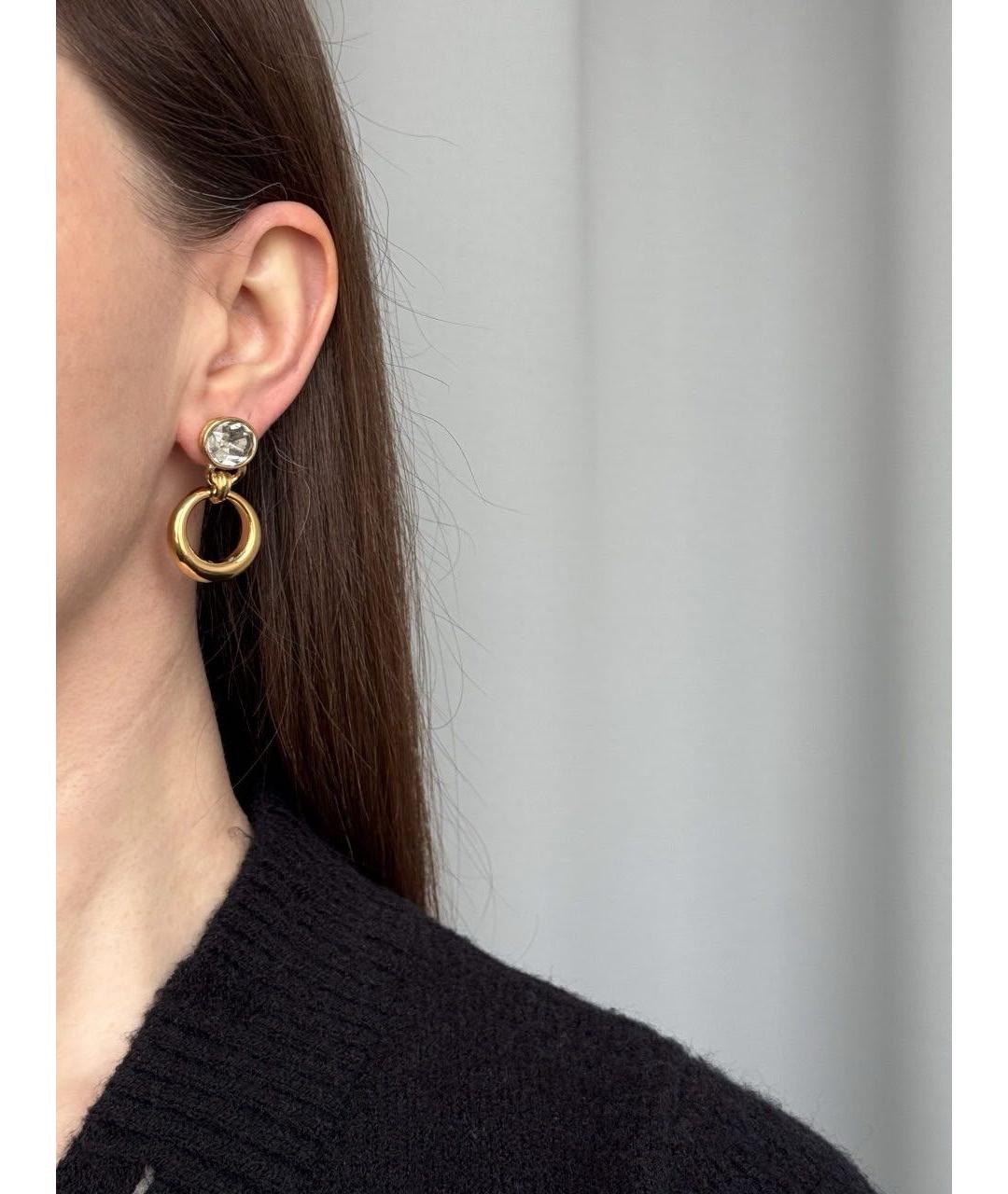 GIVENCHY Золотые позолоченные серьги, фото 8