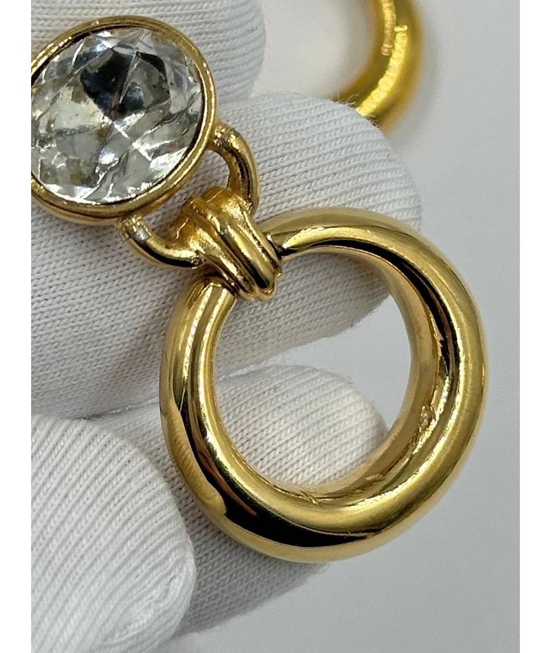 GIVENCHY Золотые позолоченные серьги, фото 4