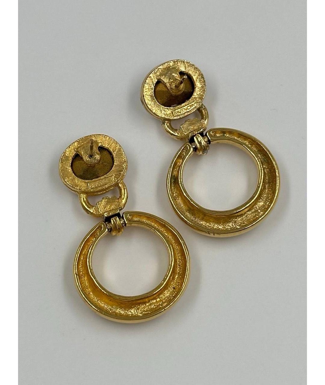 GIVENCHY Золотые позолоченные серьги, фото 6