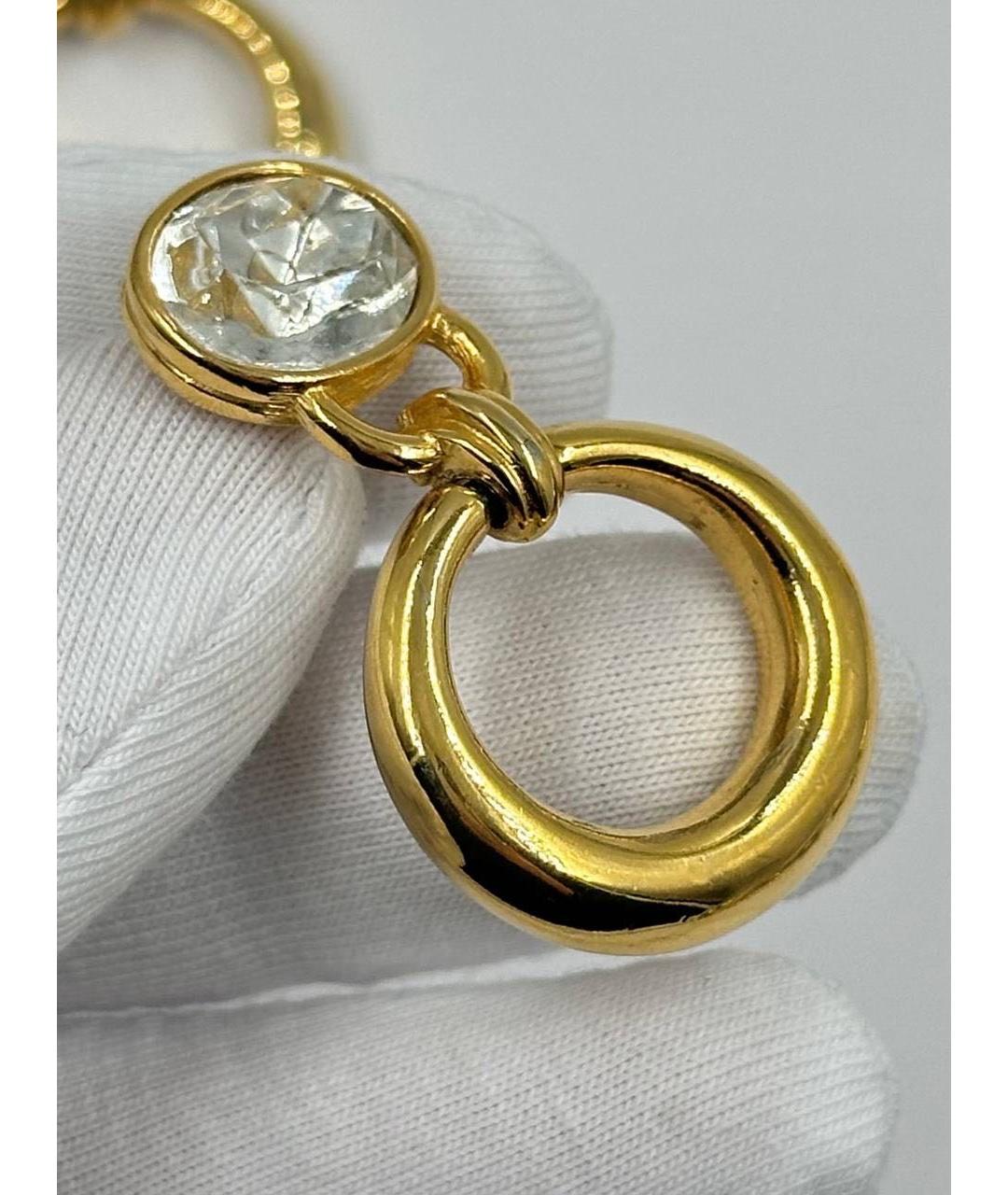 GIVENCHY Золотые позолоченные серьги, фото 5