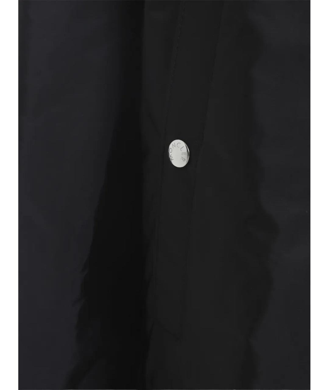 MONCLER Черная полиамидовая куртка, фото 3