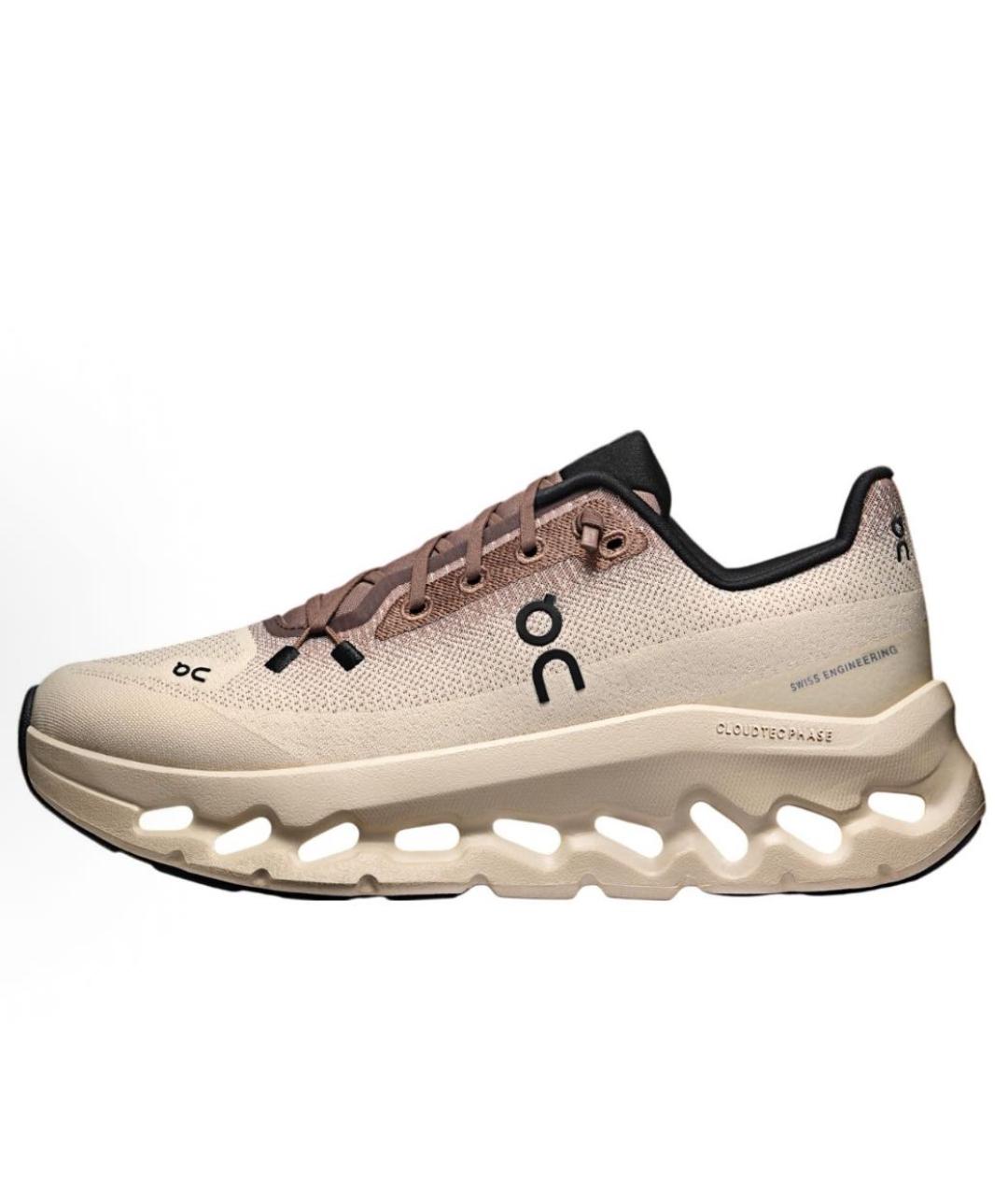 ON Бежевые текстильные кроссовки, фото 9