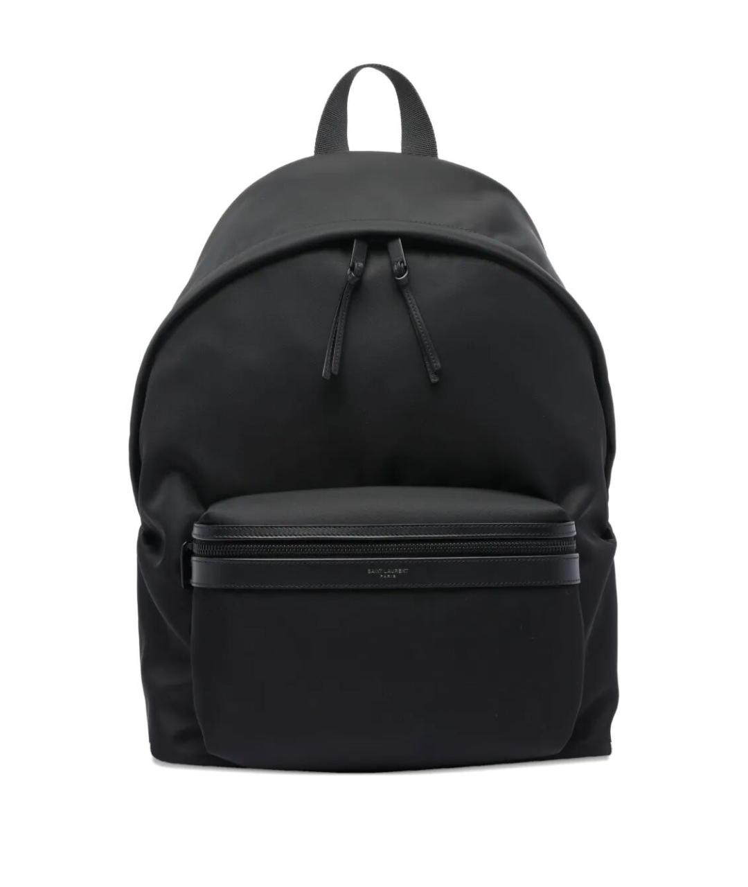 SAINT LAURENT Черный синтетический рюкзак, фото 1