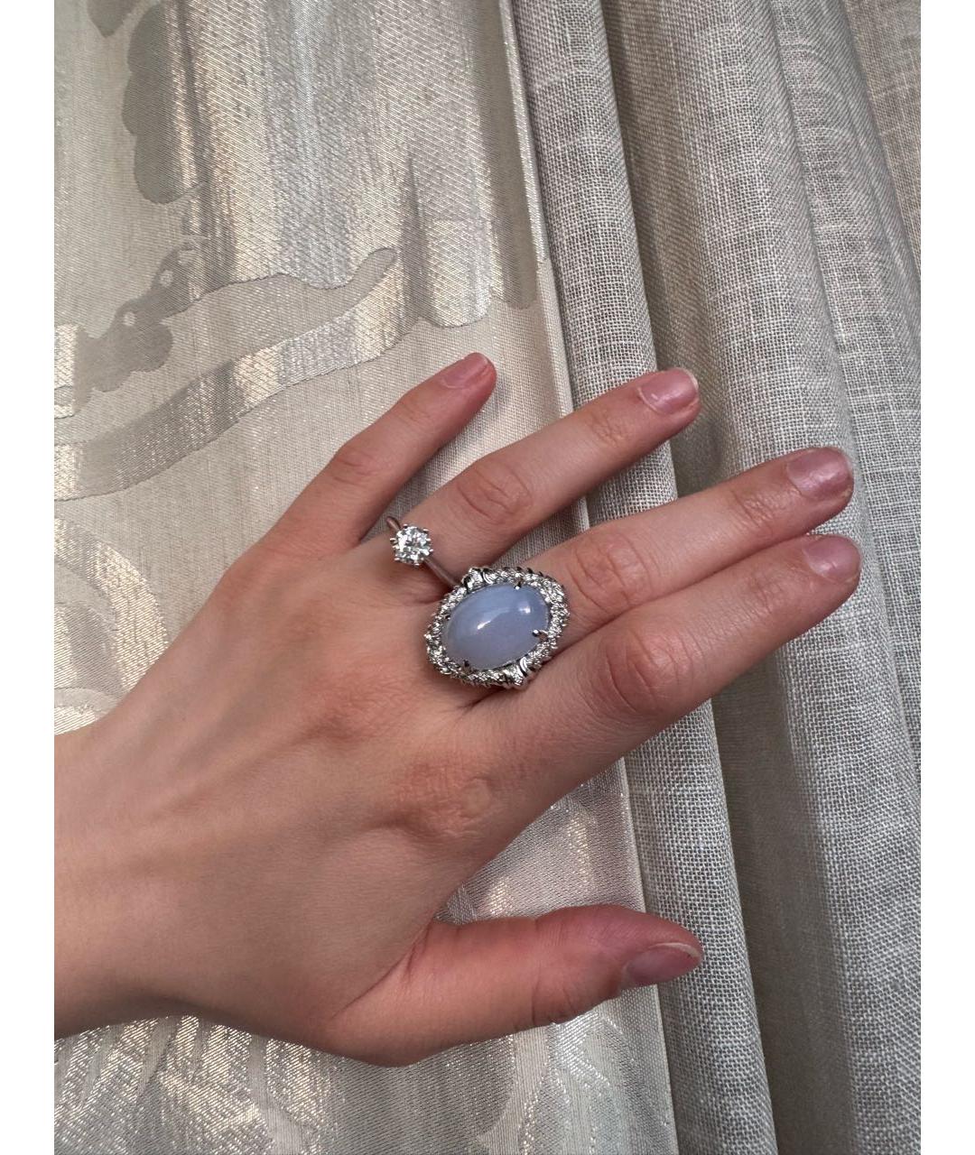 YANA JEWELLERY Серебряное кольцо из белого золота, фото 6