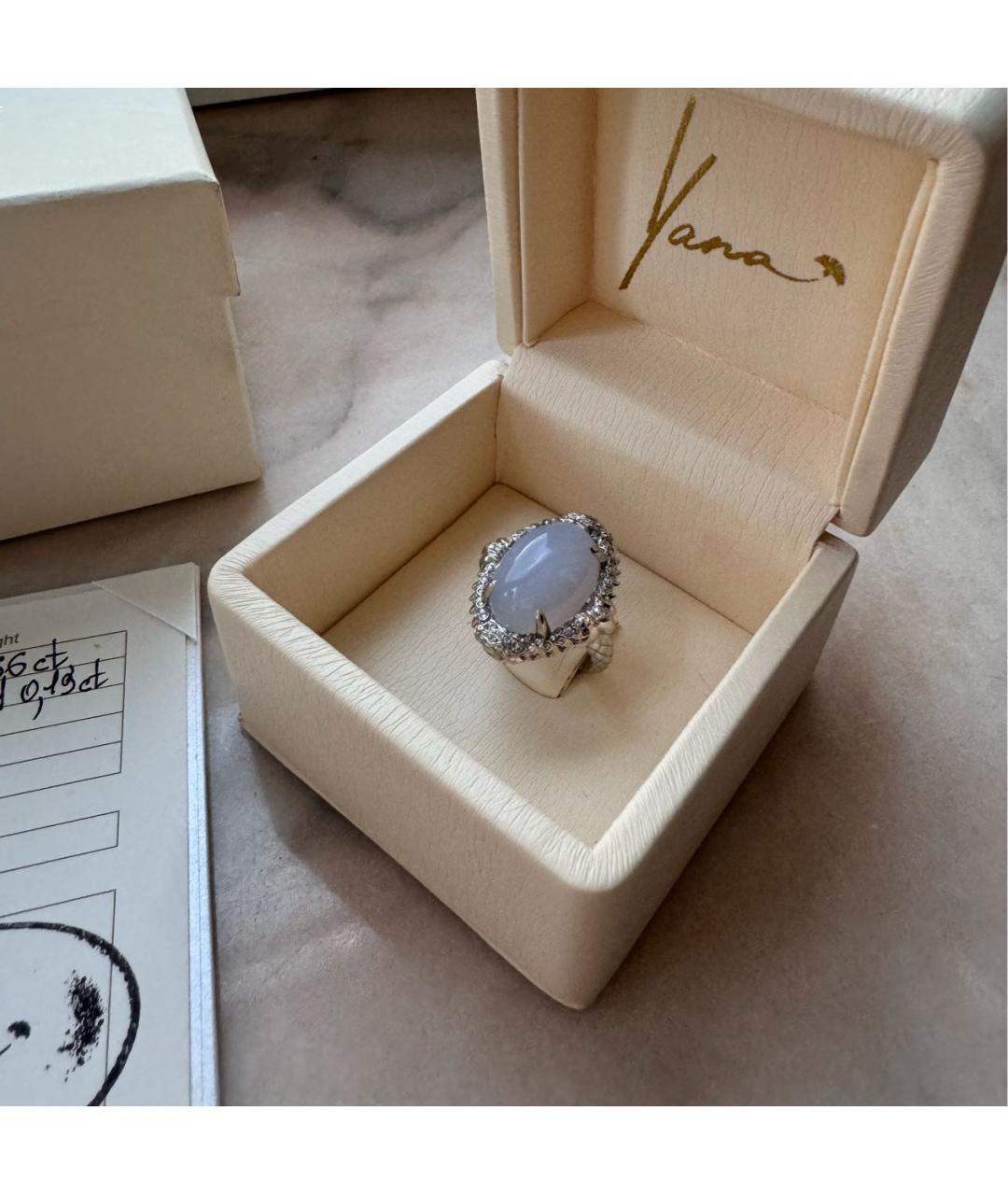 YANA JEWELLERY Серебряное кольцо из белого золота, фото 9