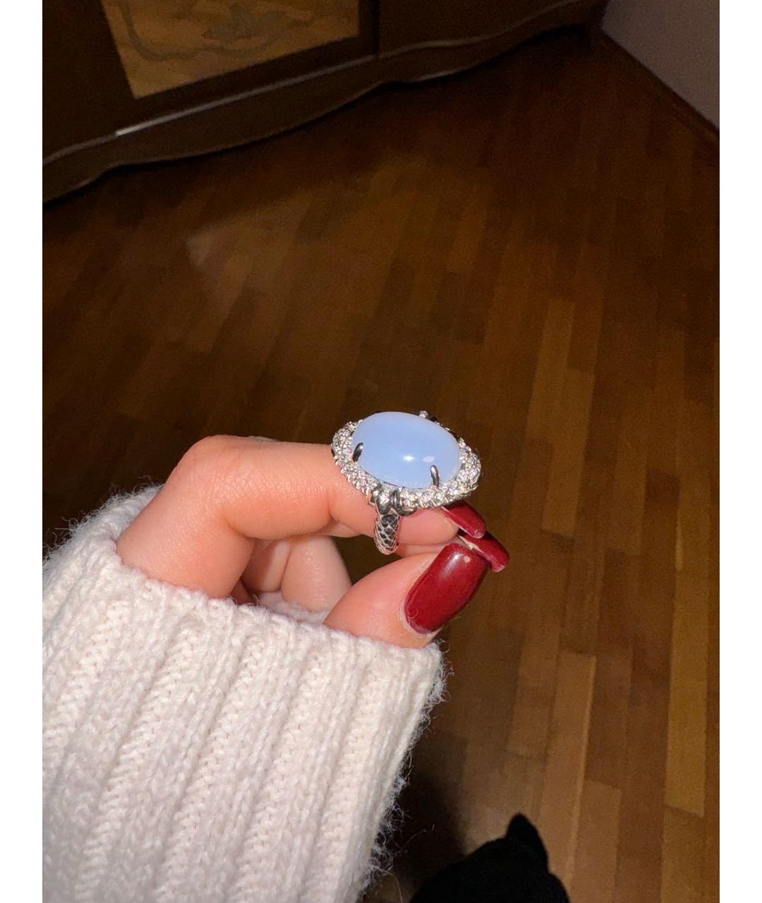 YANA JEWELLERY Серебряное кольцо из белого золота, фото 3