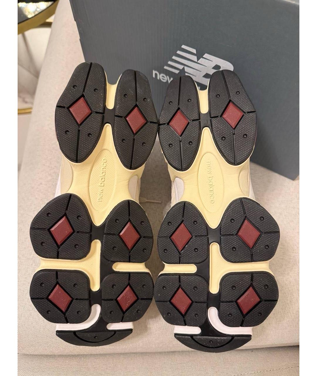 NEW BALANCE Бежевые текстильные низкие кроссовки / кеды, фото 3