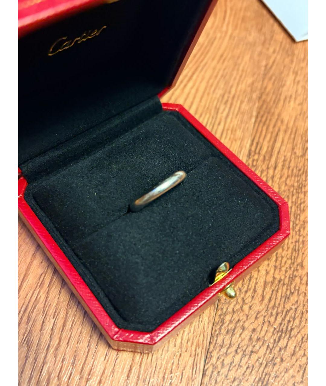 CARTIER Серебряное платиновое кольцо, фото 3