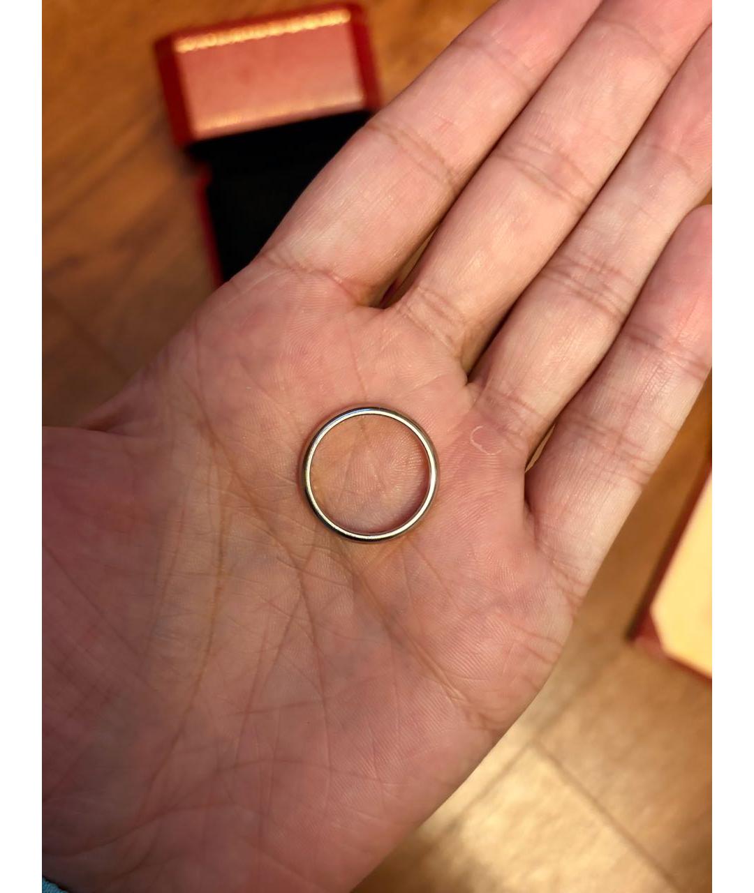 CARTIER Серебряное платиновое кольцо, фото 5