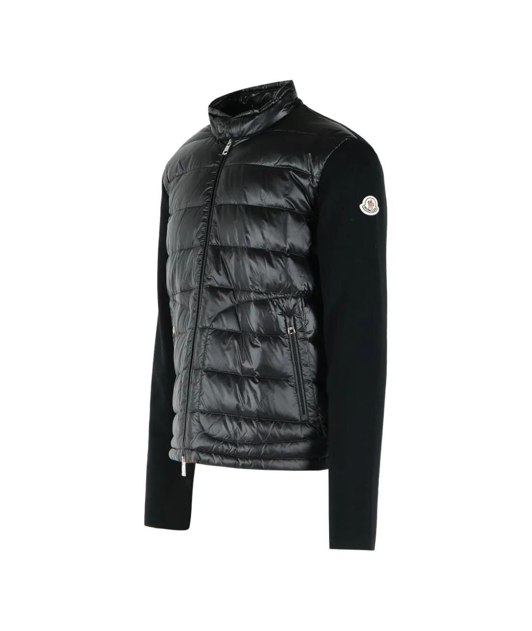 MONCLER Черная шерстяная куртка, фото 3