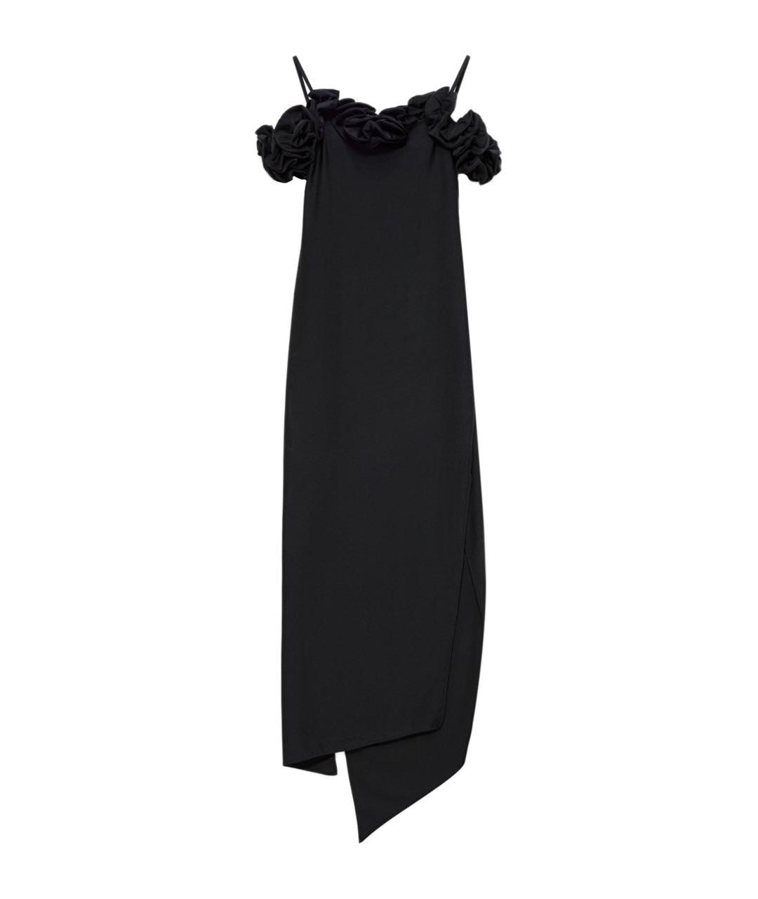 COPERNI Черное полиамидовое вечернее платье, фото 1