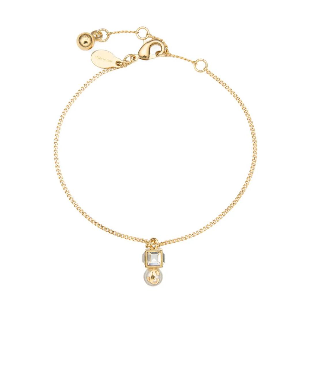 JIMMY CHOO Золотой латунный браслет, фото 1