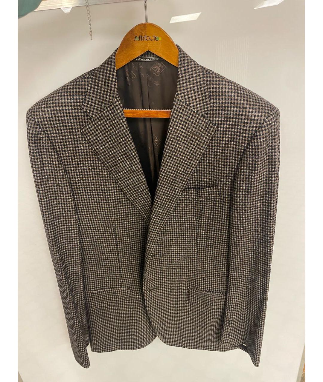 CORNELIANI Серый шерстяной пиджак, фото 3