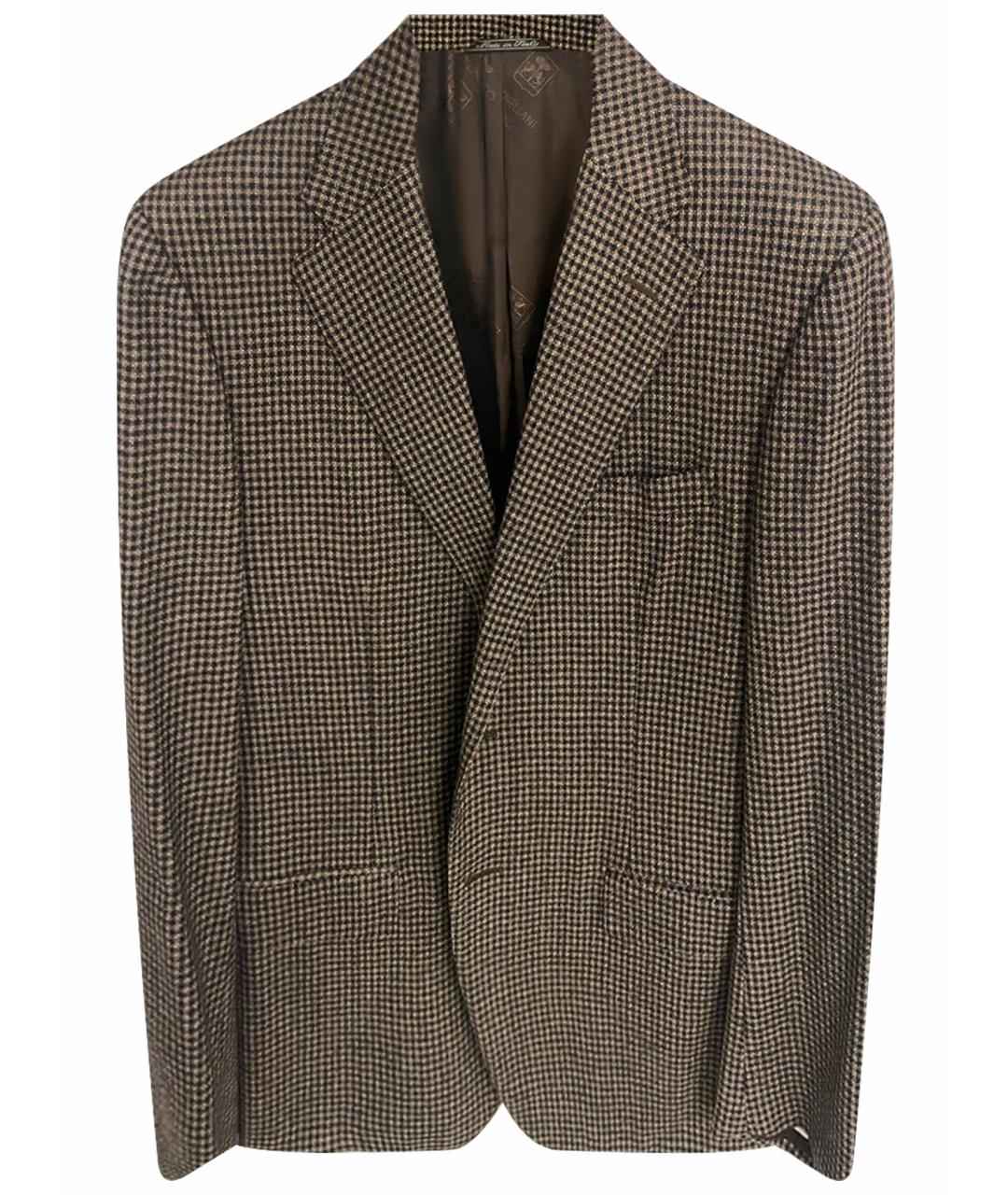 CORNELIANI Серый шерстяной пиджак, фото 1