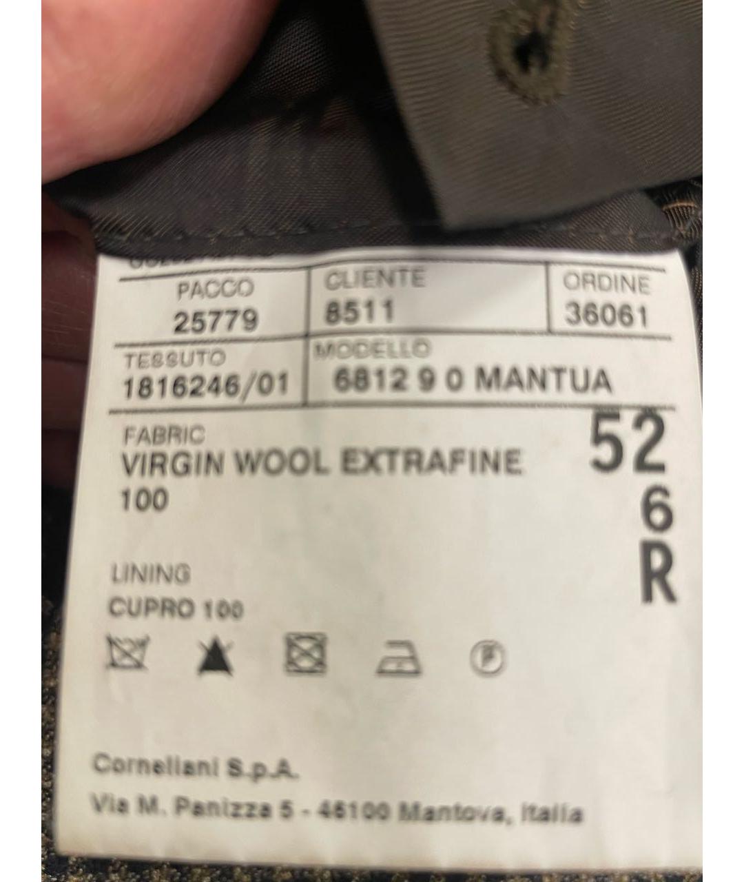 CORNELIANI Серый шерстяной пиджак, фото 2